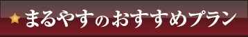 まるやすのおすすめプラン