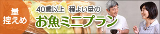 量控えめ　程よいお魚ミニ　40歳以上限定